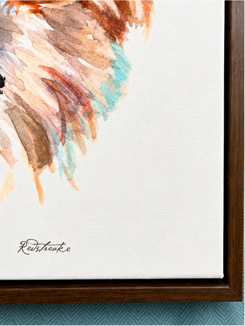 Kate & Laurel Sylvie Framed Canvas Wall Art by Jennifer Redstreake Geary - Picture 4 of 6